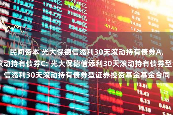 民间资本 光大保德信添利30天滚动持有债券A,光大保德信添利30天滚动持有债券C: 光大保德信添利30天滚动持有债券型证券投资基金基金合同
