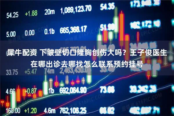 犀牛配资 下皱壁切口隆胸创伤大吗?王子俊医生在哪出诊去哪找怎么联系预约挂号