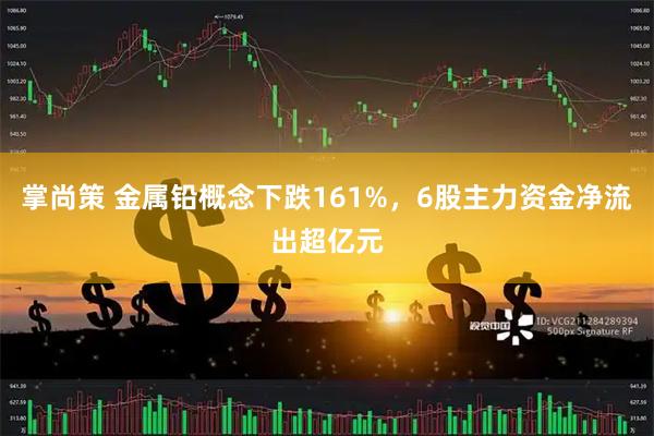 掌尚策 金属铅概念下跌161%，6股主力资金净流出超亿元